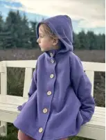 Płaszcz Merino Aurora Smart Size - Wrzos