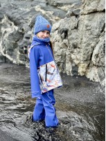 Spodnie Smart Size Softshell Błękit