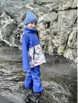 Spodnie Smart Size Softshell Błękit
