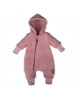 Kombinezon MERINO Little Lamb Smart Size - Pudrowy Róż