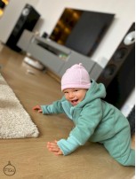 Kombinezon MERINO Little Lamb Smart Size - Mięta