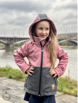 Kurtka Nordic Old Rose 100% MERINO + SOFTSHELL Smart Size