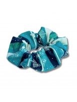 Scrunchie Zima Turkus