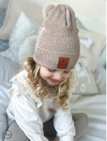 Zestaw CZAPKA i KOMIN MISIEK 100% Merino Light - Beż
