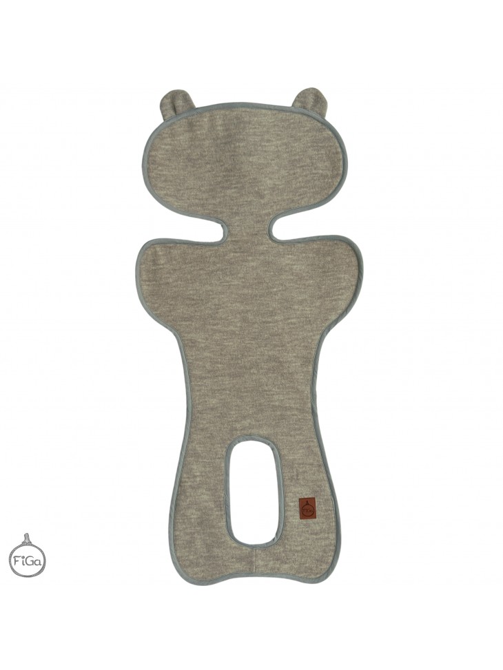 TermoMIŚ plus - 100% Merino wkładka do fotelika samochodowego - Beż TermoMIŚ plus - 100% Merino wkładka do fotelika samochodowego - Beż