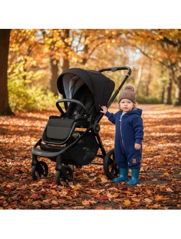 Kombinezon MERINO Little Lamb Smart Size - Błękit Monaco