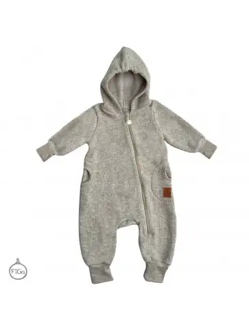 Kombinezon MERINO 100% Little Lamb Smart Size - Beż