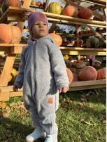 Kombinezon MERINO 100% Little Lamb Smart Size - Szary