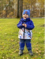 Kurtka Nordic Blue 100% MERINO + SOFTSHELL  Smart Size