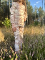Spodnie legginsy termiczne 100% MERINO Smart Size - Róż