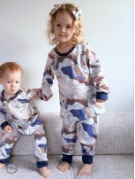 Spodnie legginsy termiczne 100% MERINO Smart Size - Błękit