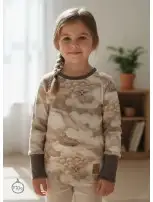 Longsleeve koszulka termiczna 100% MERINO Smart Size - Beż